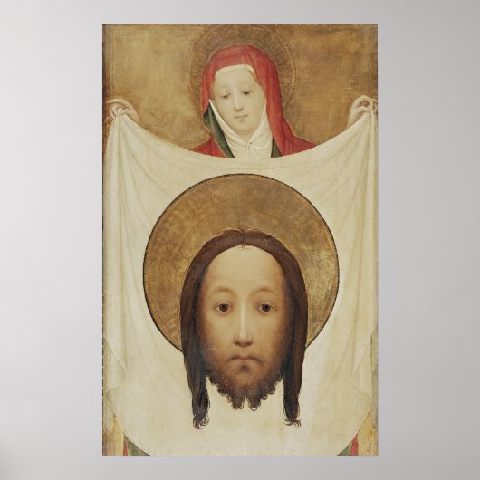 Poster Saint Veronica avec le Sudarium, c.1420 (Devant)