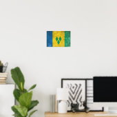 Poster Saint-Vincent-et-les Grenadines (Bureau à domicile)