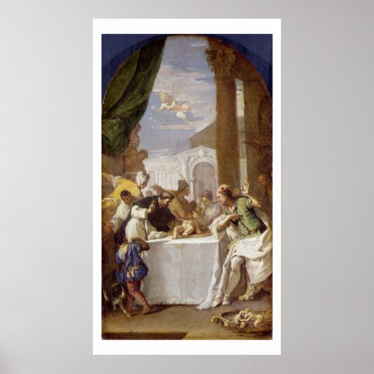 Poster Saint Vincent Ferrer accomplissant un miracle (Devant)