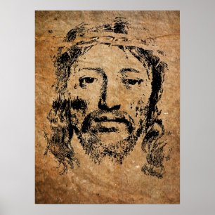 Poster Saint-visage de Jésus-Christ