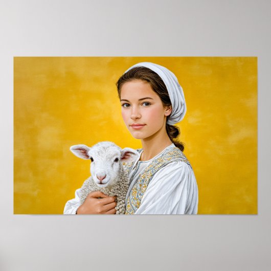 Poster Sainte Agnès de Rome : innocence et courage (Devant)