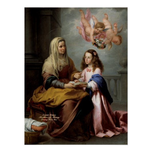 Poster Sainte Anne, mère de Marie (Devant)