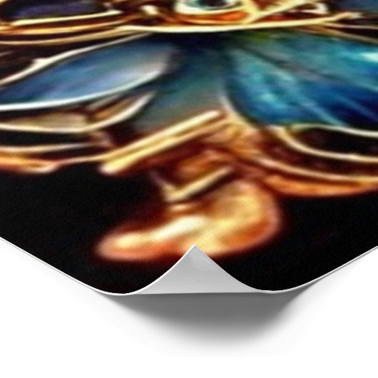 Poster Sainte Bible chrétienne Verse Jean 1:12 (Coin)