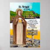 Poster Sainte Brigid d'Irlande et son lac de bière (Devant)