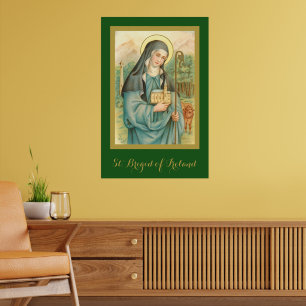 Poster Sainte Brigitte d'Irlande (M 014)