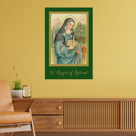 Poster Sainte Brigitte d'Irlande (M 014) (Salon 2)