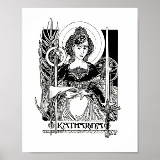 Poster Sainte Catherine d'Alexandrie