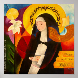 Poster Sainte Catherine de Sienne 2007