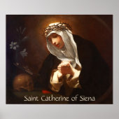 Poster Sainte-Catherine de Sienne (Franceschini) (Devant)