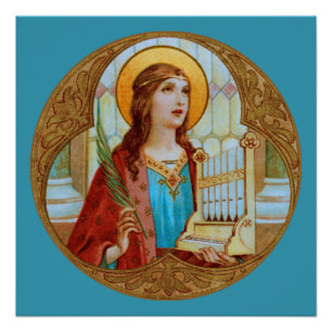 Poster Sainte Cécile de Rome (BK 003)