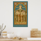 Poster Sainte Claire d'Assise et des Soeurs (SAU 27) (Cuisine)