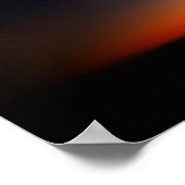 Poster Sainte Croix au coucher du soleil (Personnaliser) (Coin)