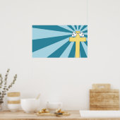 Poster Sainte Croix et colombes (Cuisine)