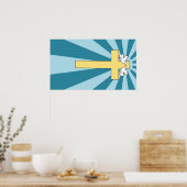 Poster Sainte Croix et colombes (Cuisine)