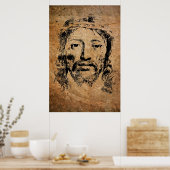 Poster Sainte Face de Jésus Christ (Cuisine)