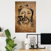 Poster Sainte Face de Jésus Christ (Bureau à domicile)
