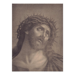 Poster Sainte Face de Jésus Christ