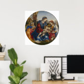 Poster Sainte Famille - Filippino Lippi - c1490 (Bureau à domicile)