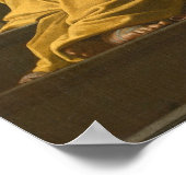 Poster Sainte Famille sur les marches, Nicolas Poussin Ar (Coin)