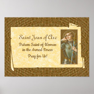 Poster Sainte Jeanne d'Arc (JM 28)