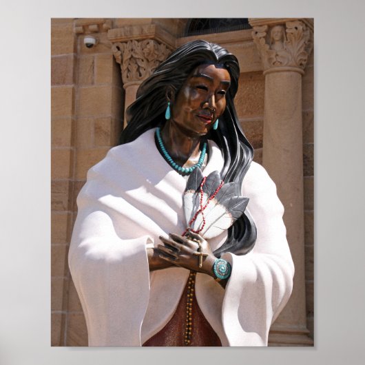 Poster Sainte Kateri Tekakwitha (Devant)