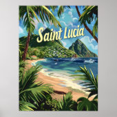 Poster Sainte-Lucie (Devant)