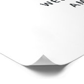 Poster Sainte Lucie Destination Mariage Bienvenue (Coin)