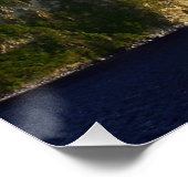 Poster Sainte-Lucie Pitons (Coin)