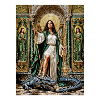 Poster Sainte Marthe la Dominatrice