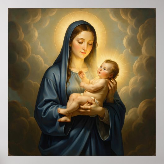 Poster Sainte Mère de Dieu - Amour Divin & Protection´2 (Devant)