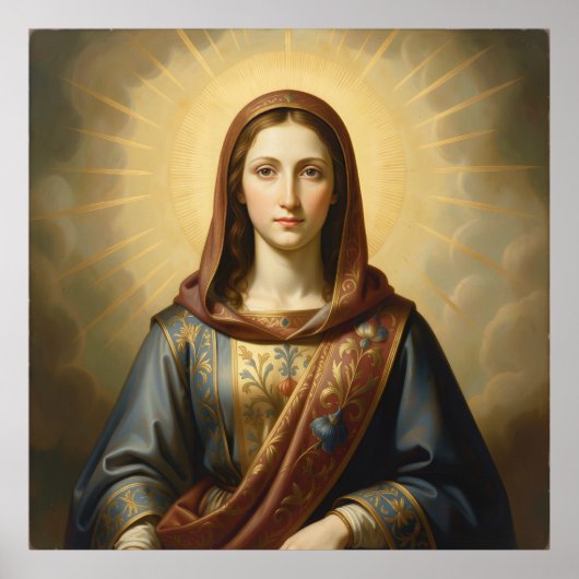 Poster Sainte Mère de Dieu - Amour divin & Protection´6 (Devant)
