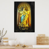 Poster Sainte Mère Marie, co-cathédrale St Jean (Cuisine)