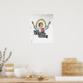 Poster Sainte Ocasio-Cortez (Cuisine)