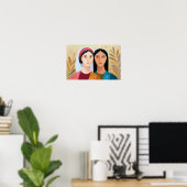 Poster Sainte Perpétue et Félicité : Fidèles ensemble (Bureau à domicile)
