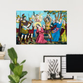 Poster Sainte Philomène décapitée (Bureau à domicile)