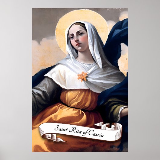 Poster Sainte-Rita de Cascia (Devant)