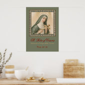 Poster Sainte-Rita de Cascia (M 015) (Cuisine)
