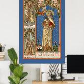 Poster Sainte-Thérèse d'Avila (SAU 28) (Bureau à domicile)
