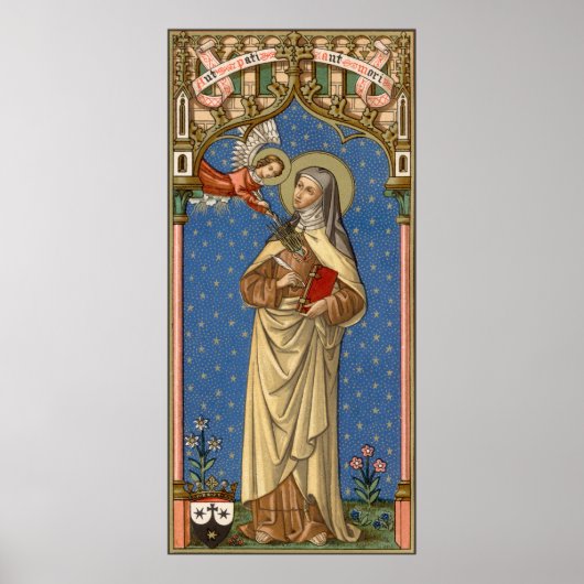 Poster Sainte-Thérèse d'Avila (SAU 28) (Devant)