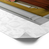 Poster Sainte Thérèse de Lisieux Petite Fleur de Jésus (Coin)