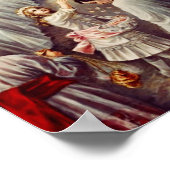 Poster Sainte Thérèse jette des fleurs au Saint Sacrement (Coin)