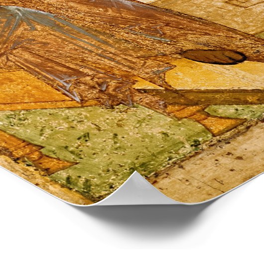 Poster Sainte Trinité par Andrey Rublev (Coin)