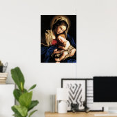 Poster Sainte Vierge Marie et Enfant Jésus (Bureau à domicile)