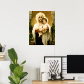 Poster Sainte Vierge Marie et Enfant Jésus (Bureau à domicile)