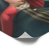 Poster Sainte Vierge Marie Religieuse Catholique (Coin)