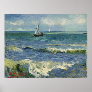 Poster Saintes-Maries-de-la-Mer de Les de paysage marin