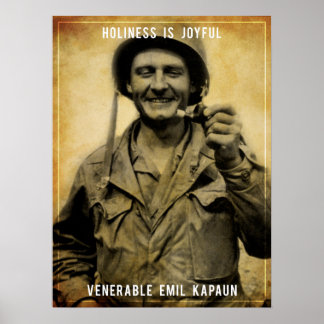 Poster Sainteté - Vénérable Emil Kapaun