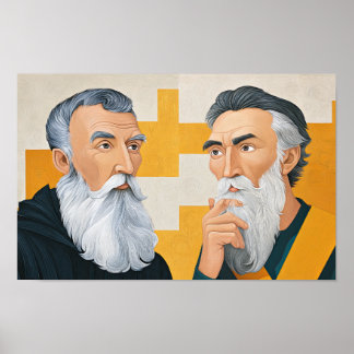 Poster Saints Cyrille et Méthode : Apôtres des Slaves
