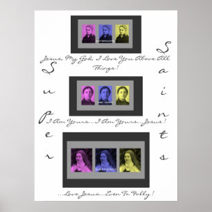 POSTER SAINTS SUPERBES