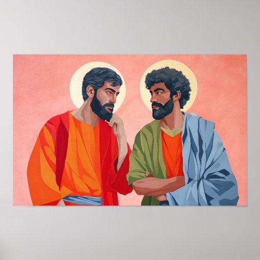 Poster Saints Timothée et Tite : Frères dans la Foi (Devant)